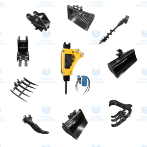 Mini Excavator 10-in-1 Attachment Kit