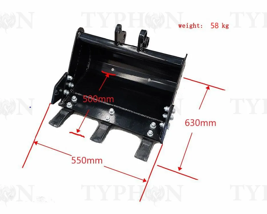 TERROR X2 550mm Teeth Bucket Set – image 8