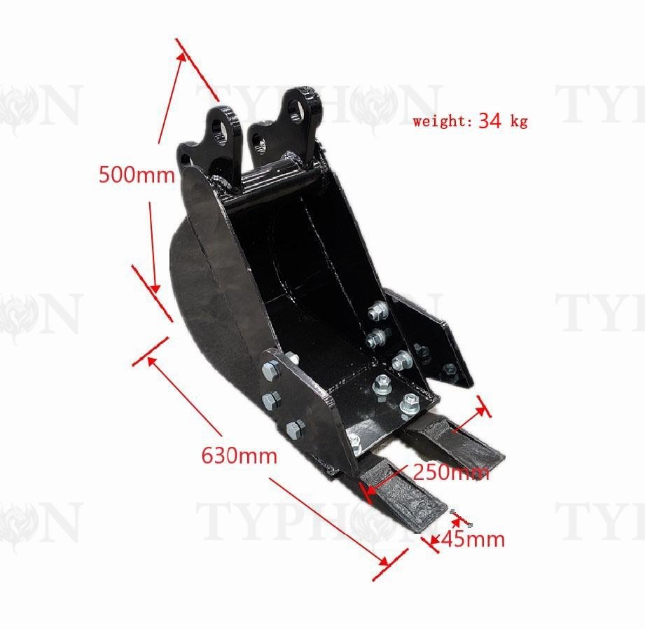 TERROR X2 PRO 250mm Narrow Bucket – image 3