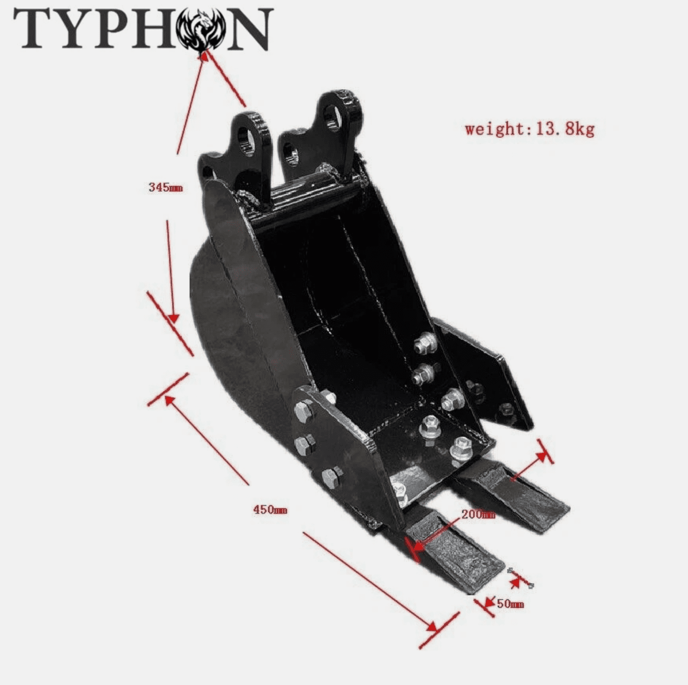 Mini Excavator 5-in-1 Attachment Kit – image 8