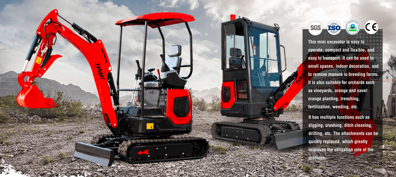TYRANT 17 Kubota Mini Excavator – image 15