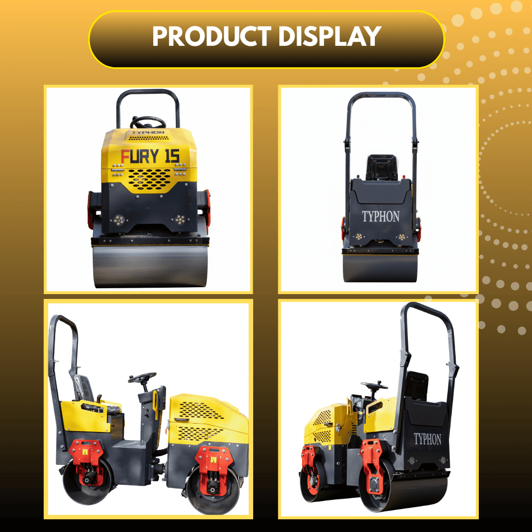 TYPHON FURY 15 1.5 Ton Road Roller – image 3