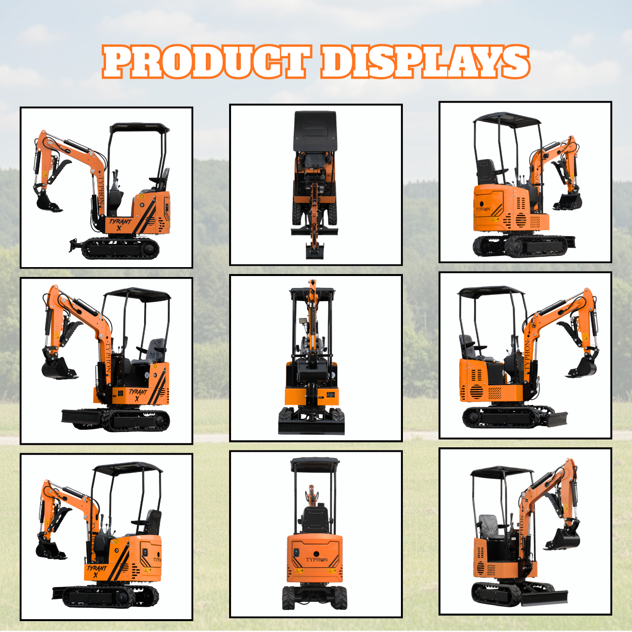 Typhon Tyrant X 1 Ton Mini Excavator – image 6