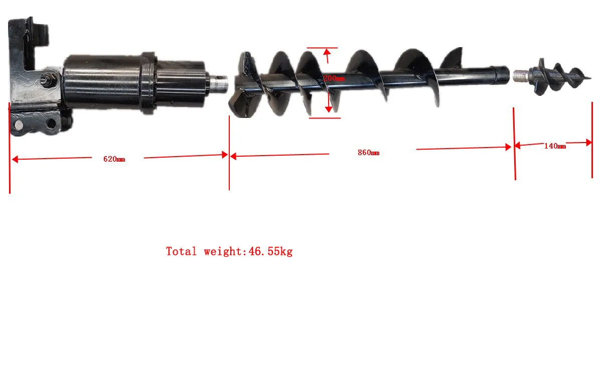 TYPHON Mini Excavator Auger Drill – image 3