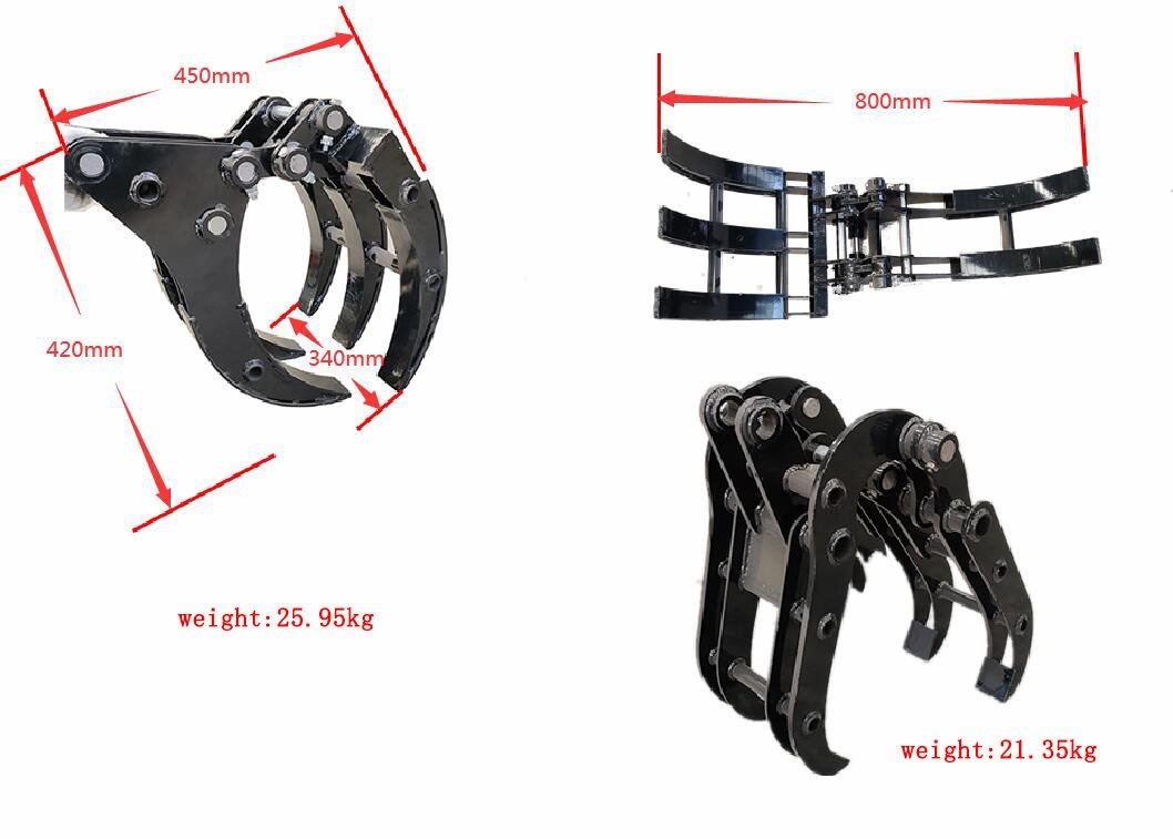 TYPHON Mini Excavator Grapple Tool – image 3