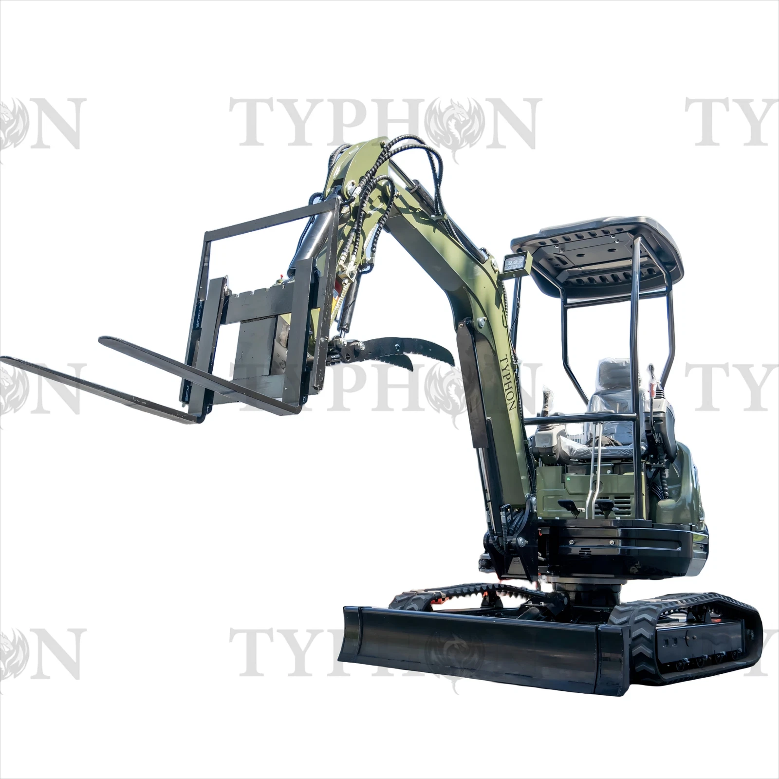 Mini Excavator Pallet Fork Attachment