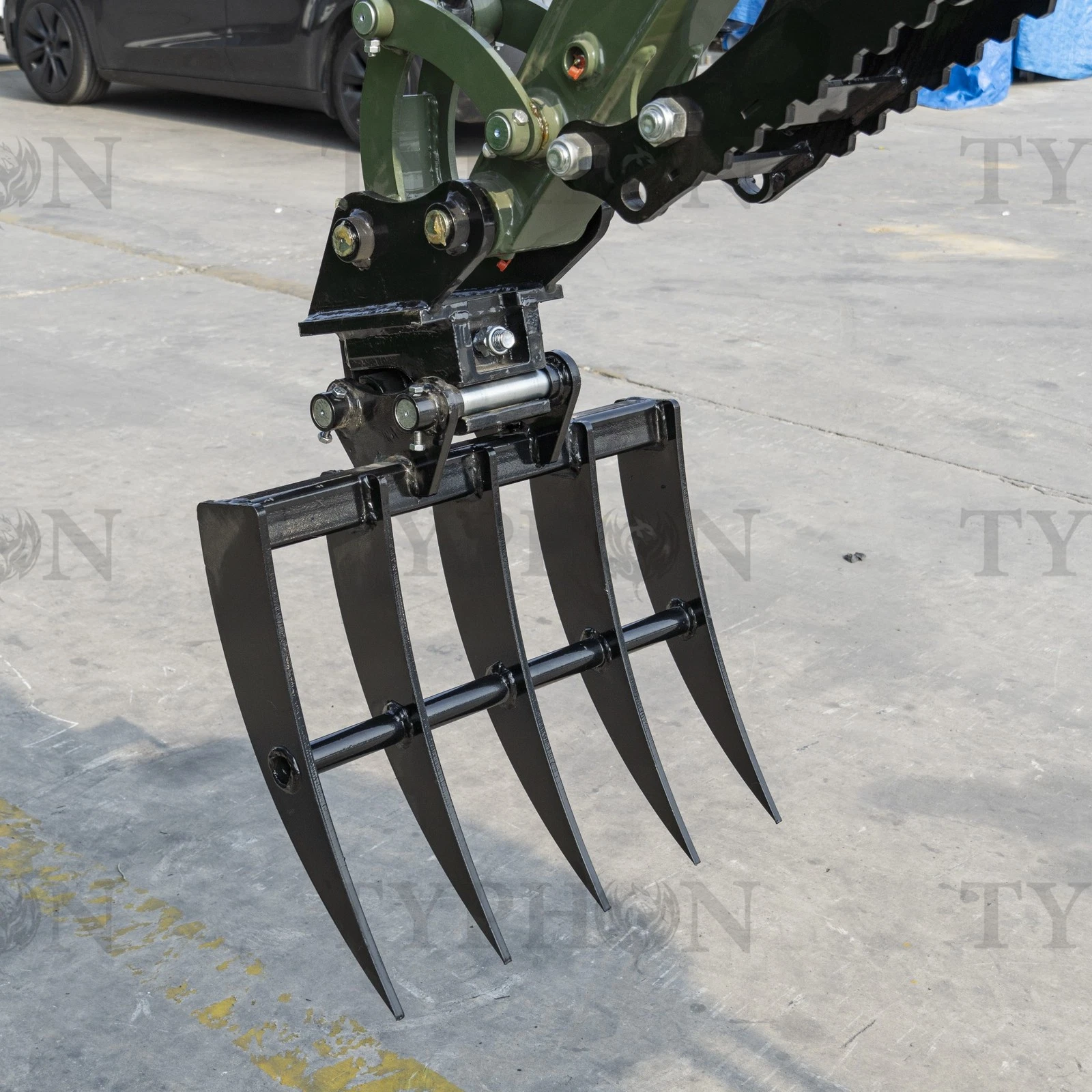 Mini Excavator Compact Rake Attachment – image 9