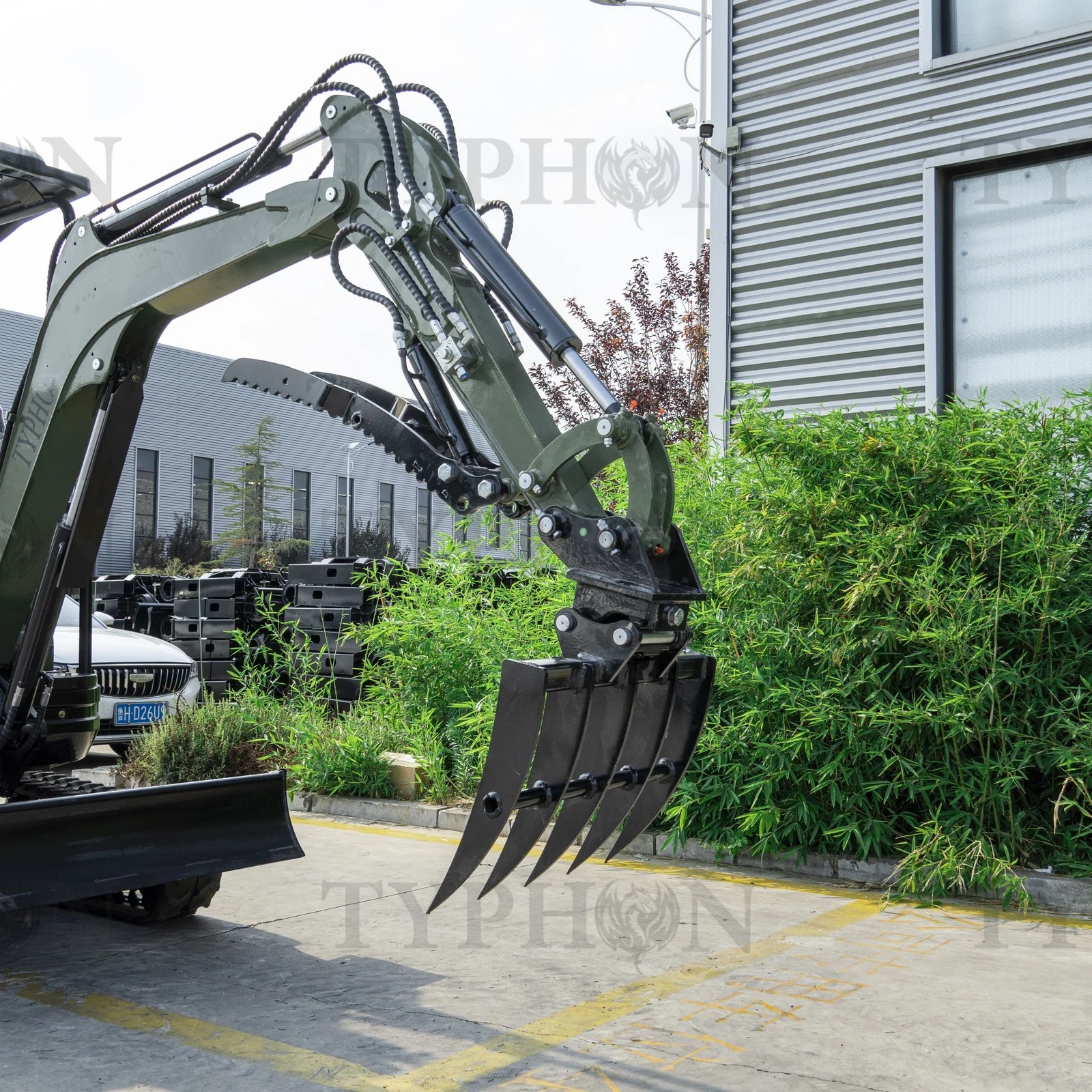 Mini Excavator Compact Rake Attachment – image 4