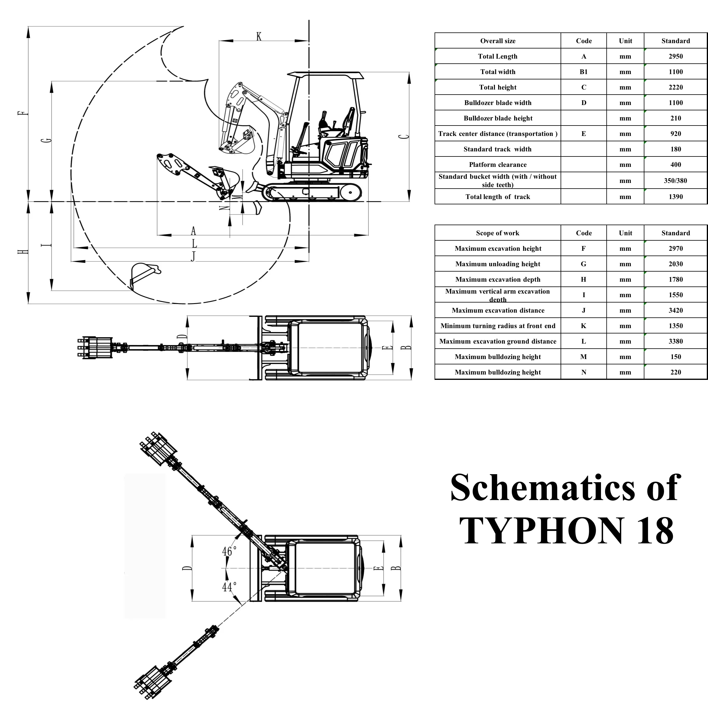 TYPHON 18 FLEX 1.8 Ton Excavator – image 6