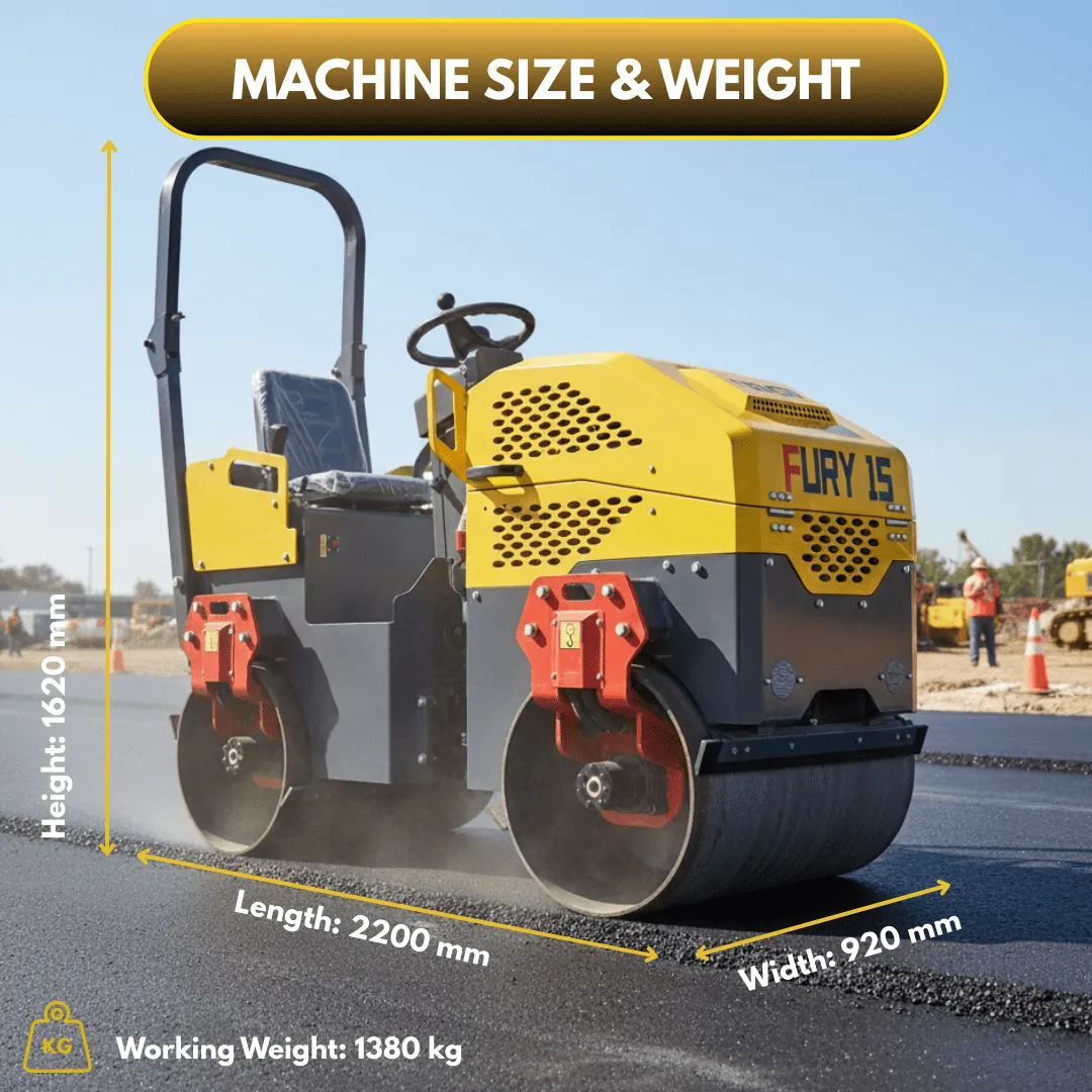 TYPHON FURY 15 1.5 Ton Road Roller – image 15