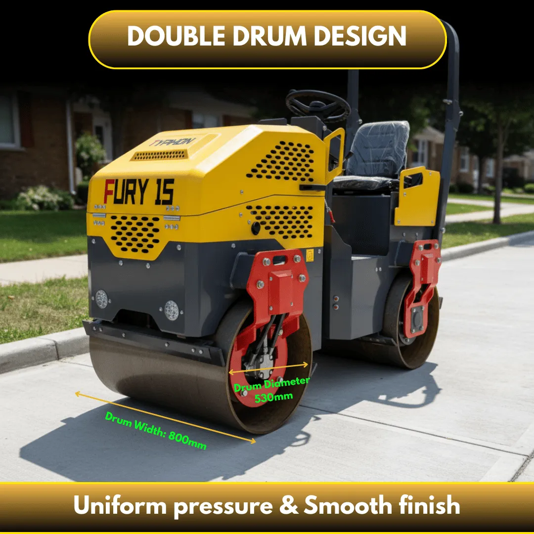 TYPHON FURY 15 1.5 Ton Road Roller – image 12