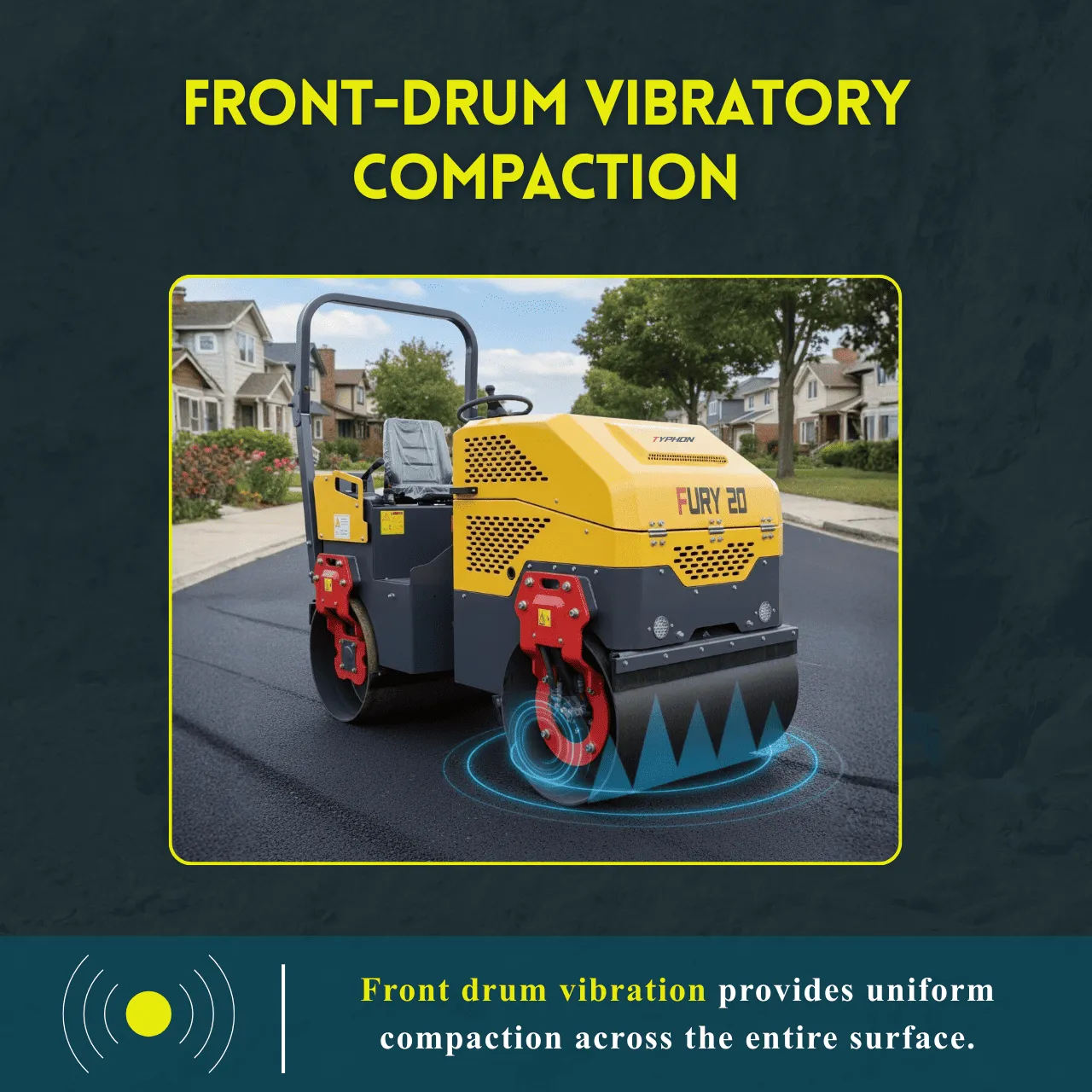TYPHON FURY 20 2 Ton Road Roller – image 11