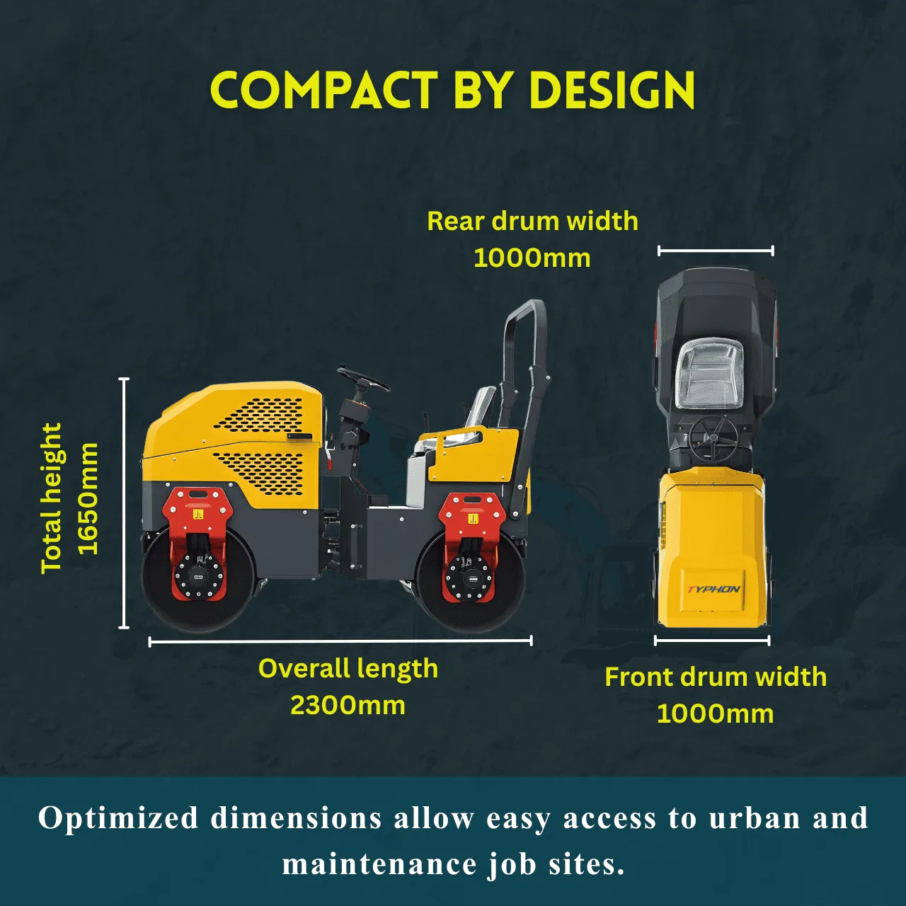 TYPHON FURY 20 2 Ton Road Roller – image 12