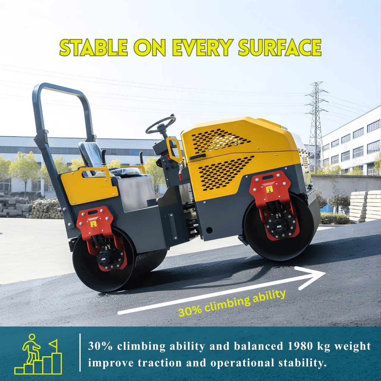 TYPHON FURY 20 2 Ton Road Roller – image 17