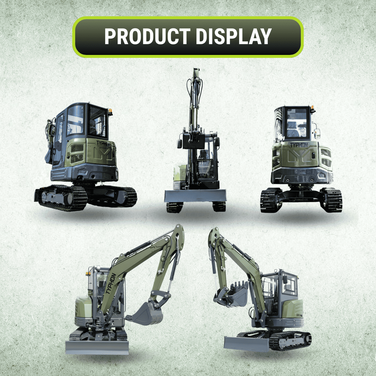 TYPHON KUVUO 4 Ton Cabin Excavator – image 4