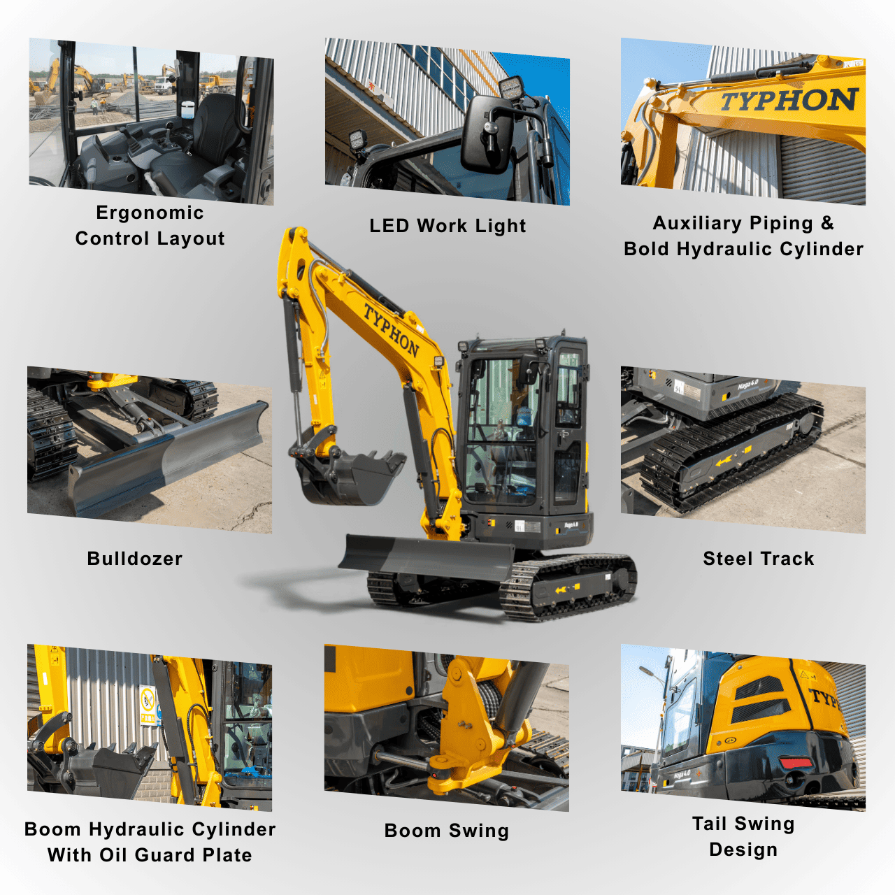TYPHON NAGA 4 Ton Cabin Excavator – image 13