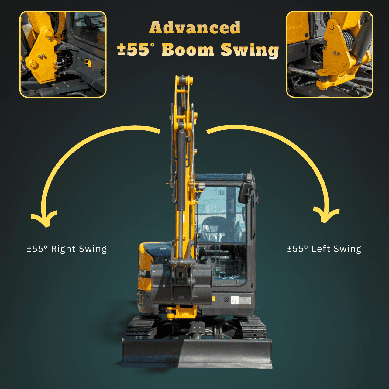 TYPHON NAGA 4 Ton Cabin Excavator – image 3