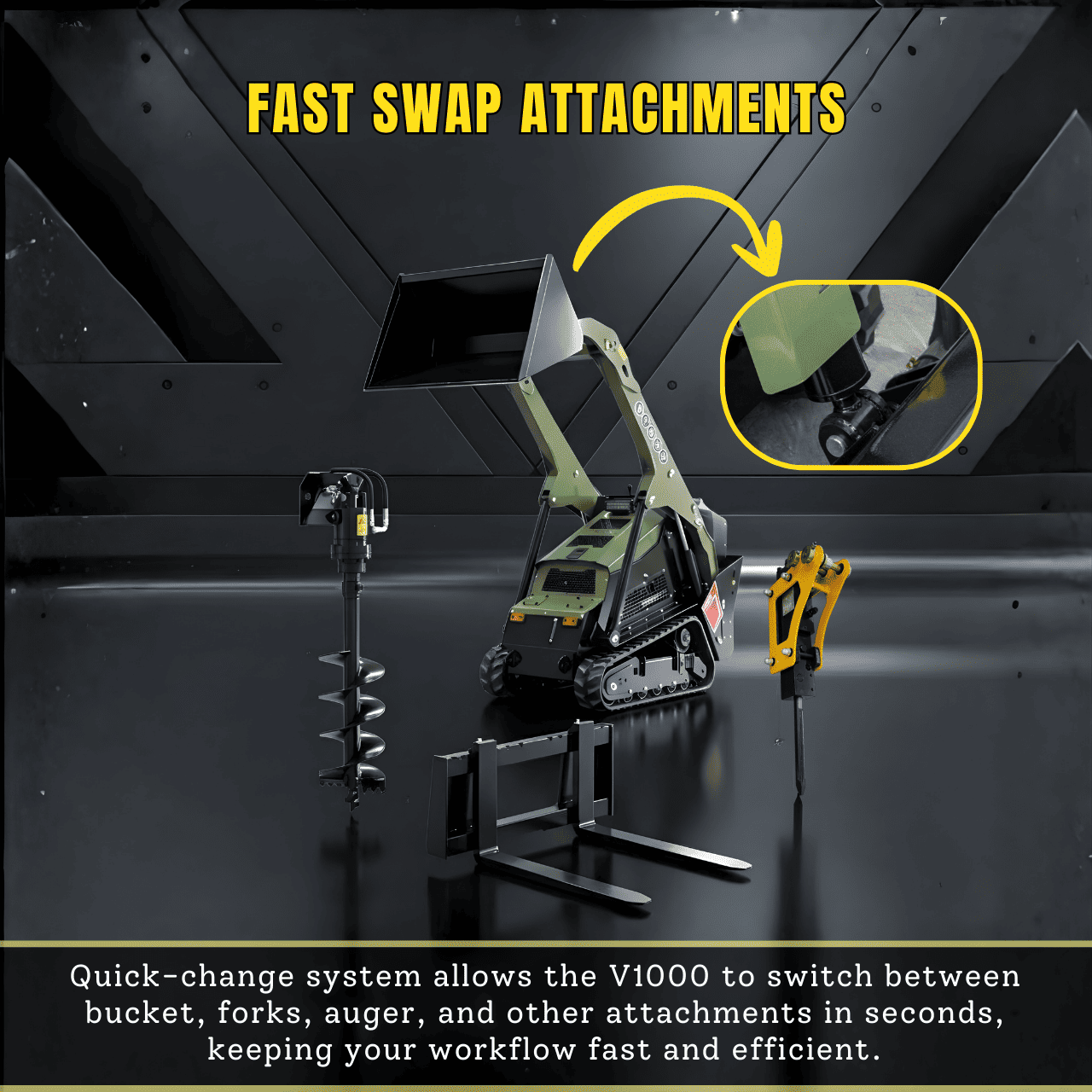 TYPHON STOMP V1000 Diesel Skid Steer – image 6