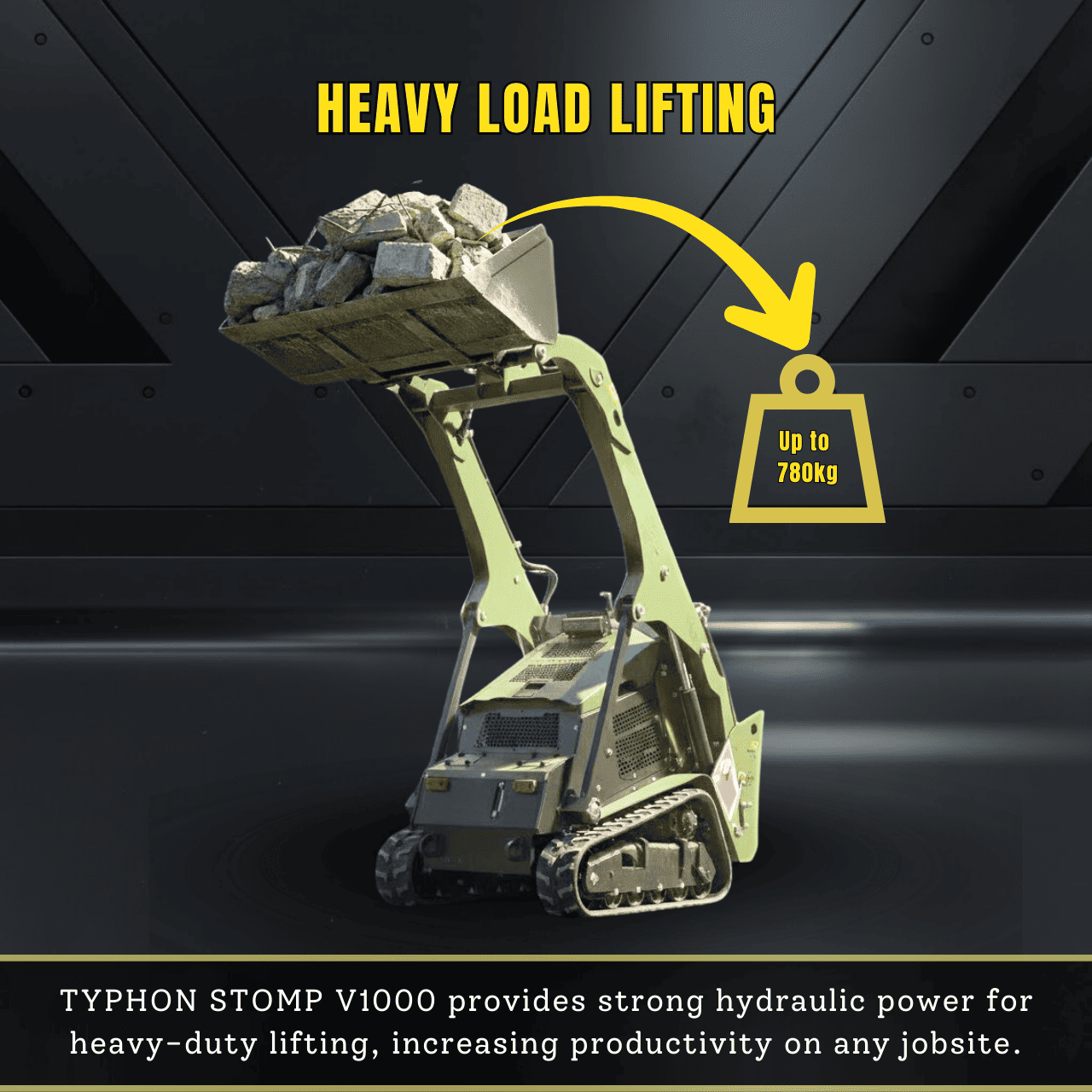 TYPHON STOMP V1000 Diesel Skid Steer – image 8