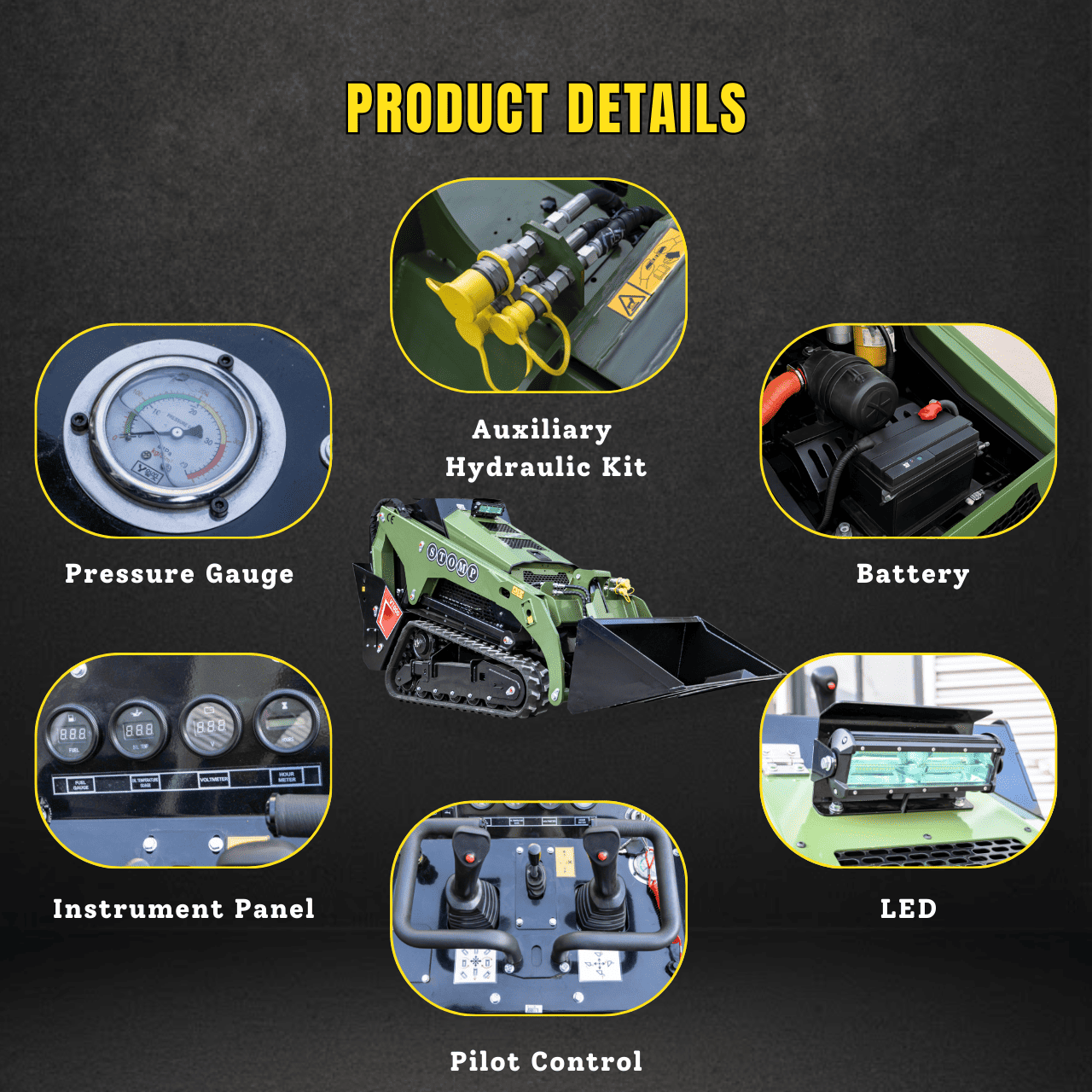 TYPHON STOMP V1000 Diesel Skid Steer – image 9