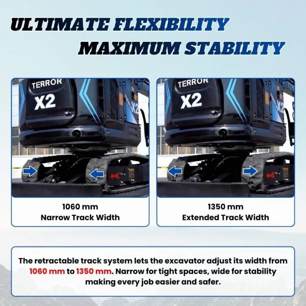 TYPHON TERROR X2 Max Canopy Mini Excavator – image 9