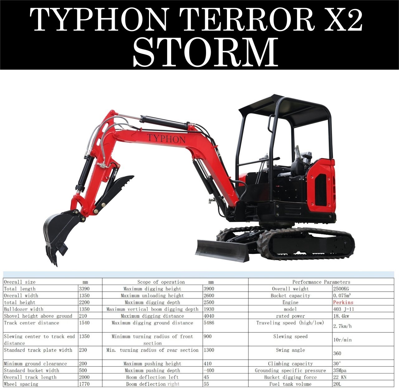 TYPHON TERROR X2 STORM 2.5 Ton – image 6