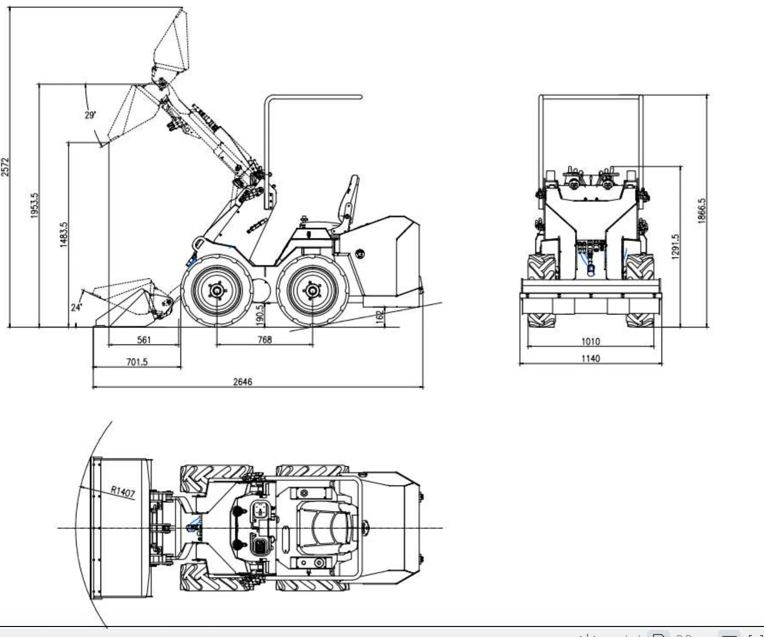 TYPHON Thunder VI Compact Wheel Loader – image 6