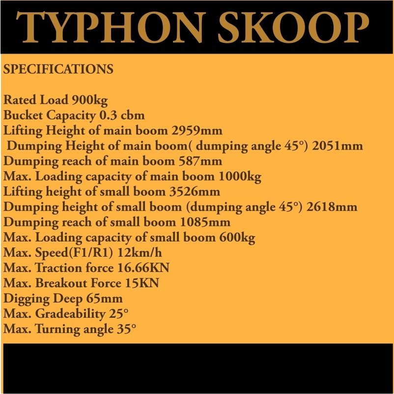 TYPHON Telescopic Wheel Loader 1 Ton – image 8