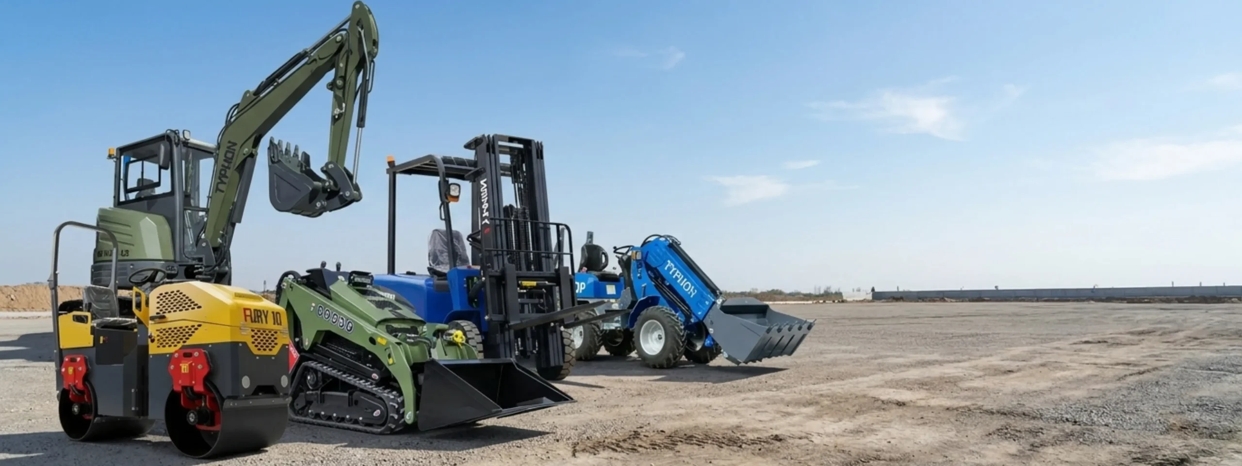 Reliable machinery equipment for construction, landscaping, farming, warehousing, and jobsite work