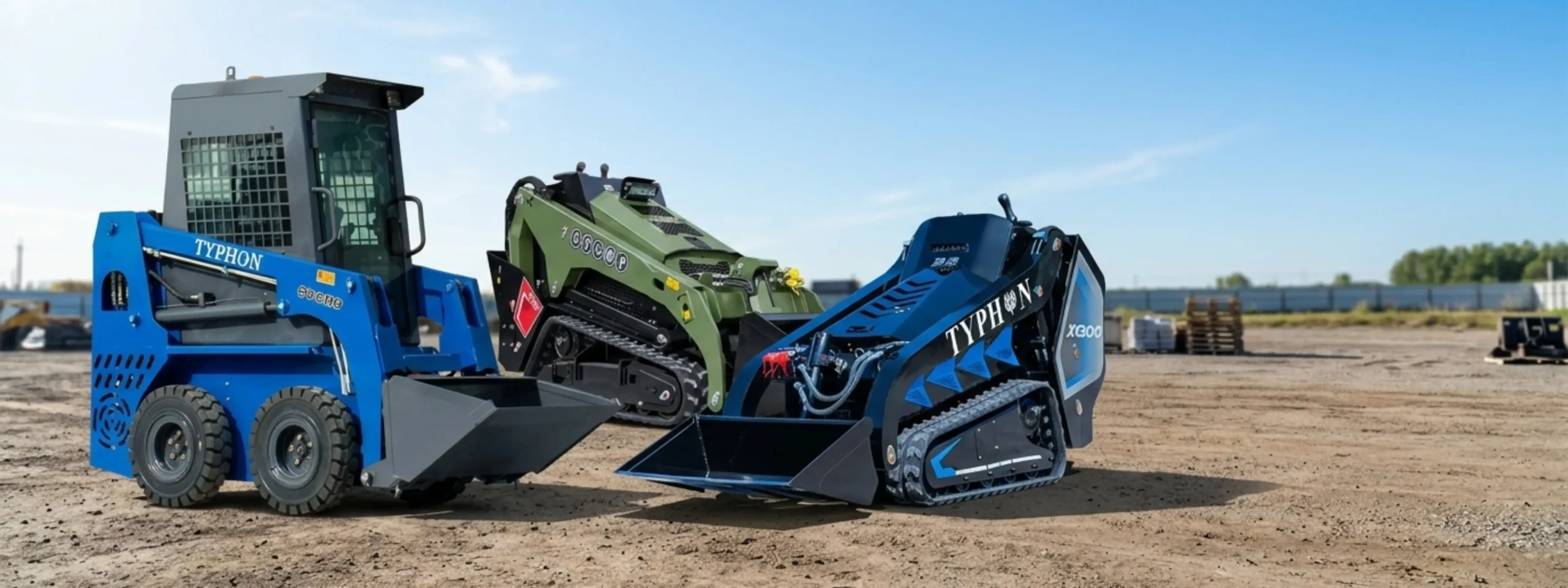 Skid steer loaders for lifting, grading, clearing, loading, and attachment-ready jobsite work