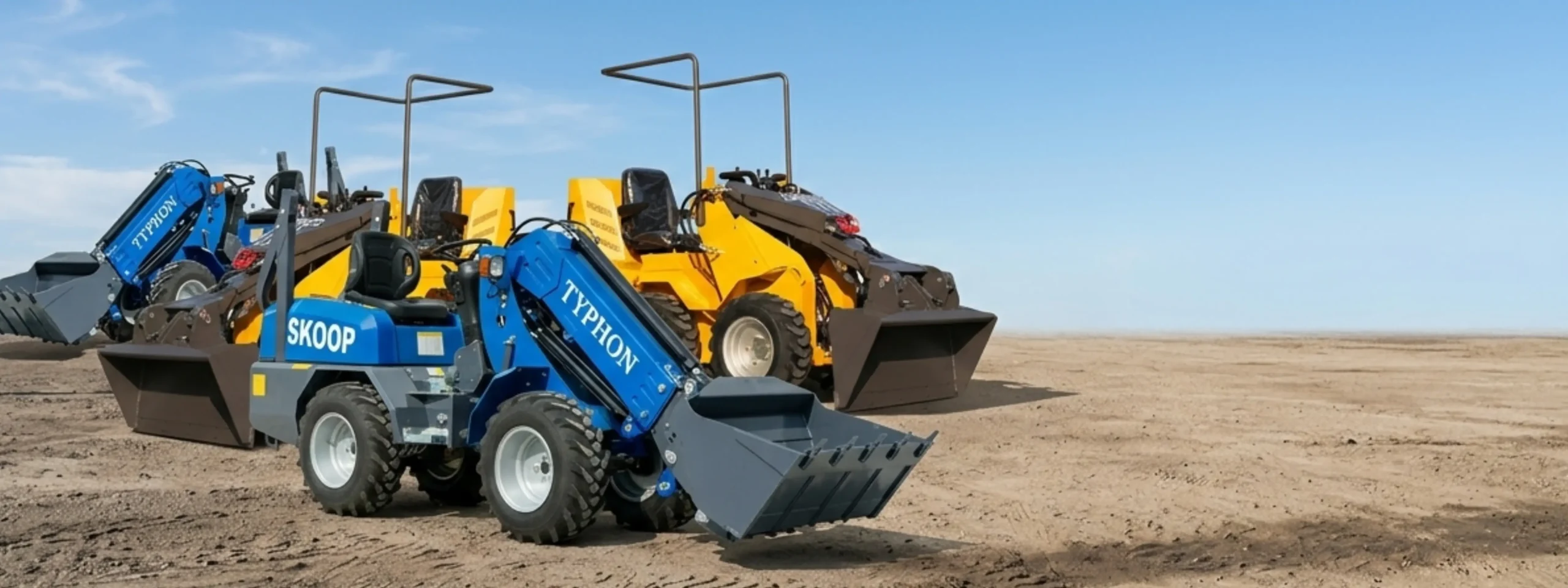 Powerful wheel loaders for loading, moving, lifting, and material handling work