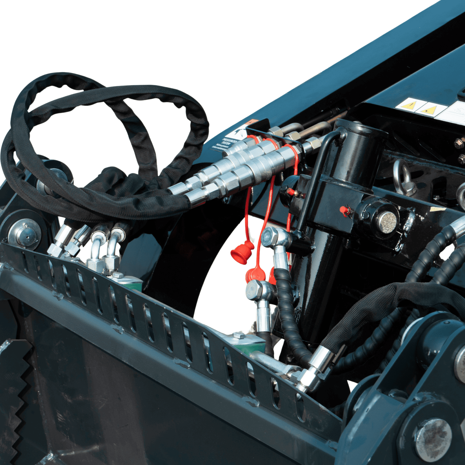 4-In-1 Bucket Combo Mini Skid Steer attachment for TYPHON STOMP X1300 & STOMP 509 – image 3