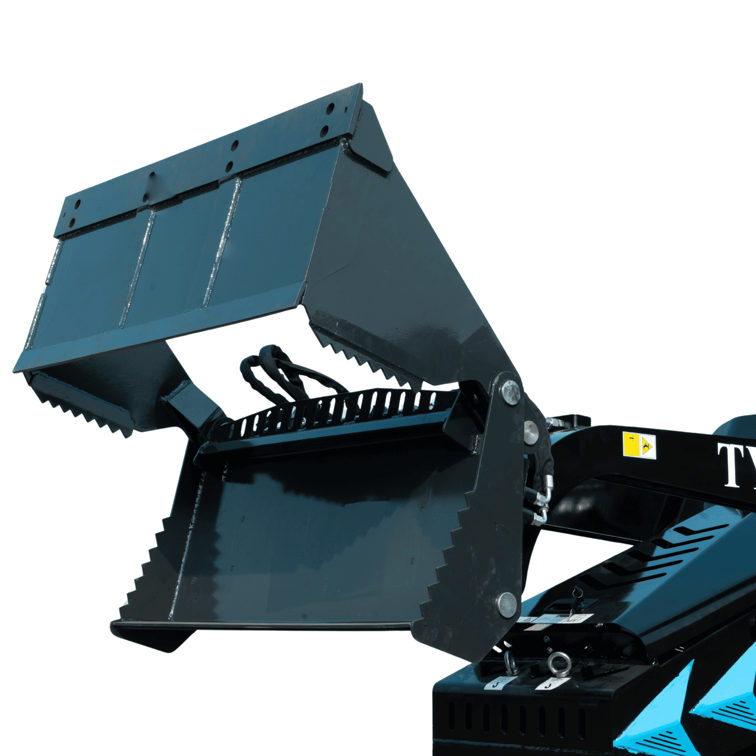 4-In-1 Bucket Combo Mini Skid Steer attachment for TYPHON STOMP X1300 & STOMP 509 – image 8