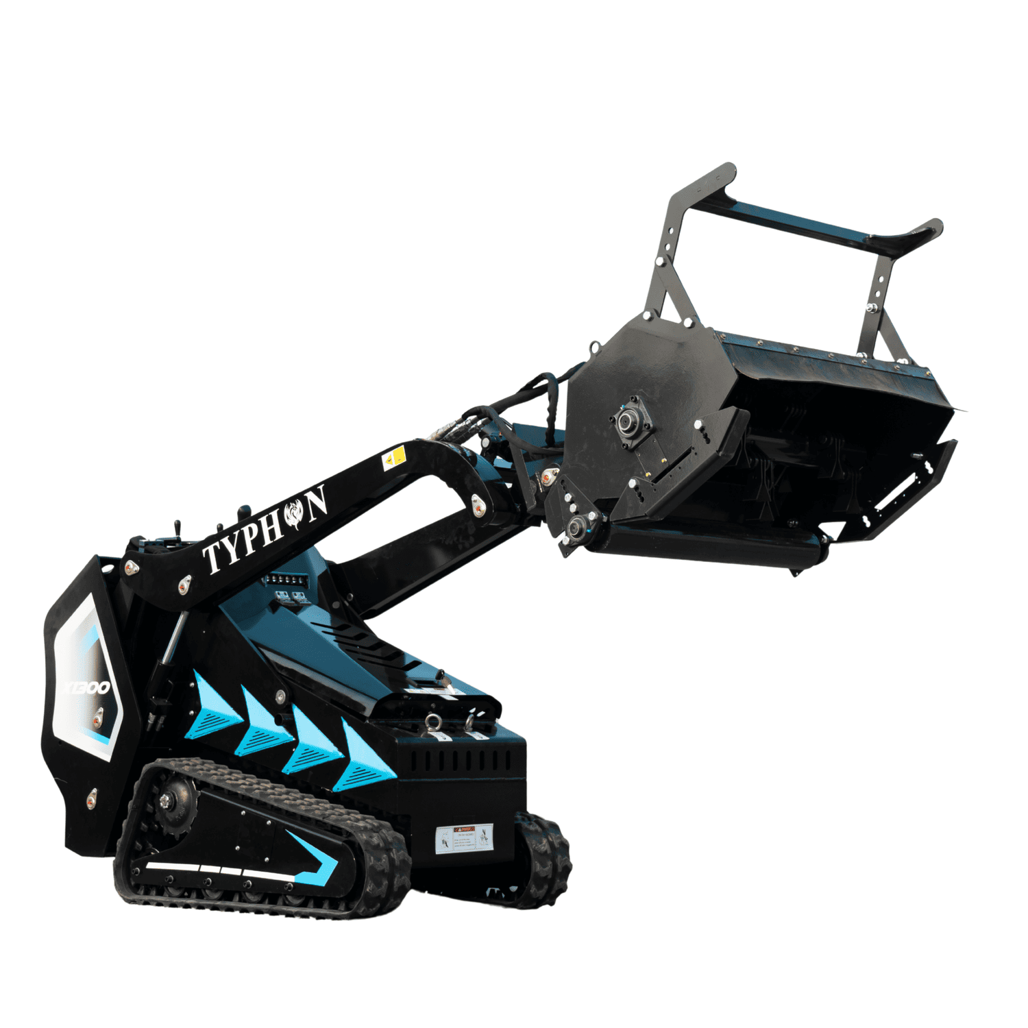 New TYPHON STOMP X1300 & STOMP 509 Mini Skid Steer Forestry Mulcher Attachment – image 2