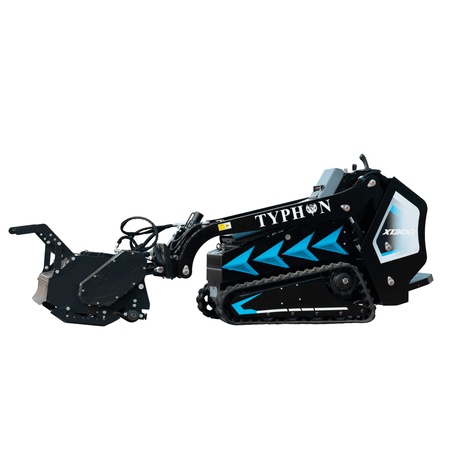 New TYPHON STOMP X1300 & STOMP 509 Mini Skid Steer Forestry Mulcher Attachment – image 10