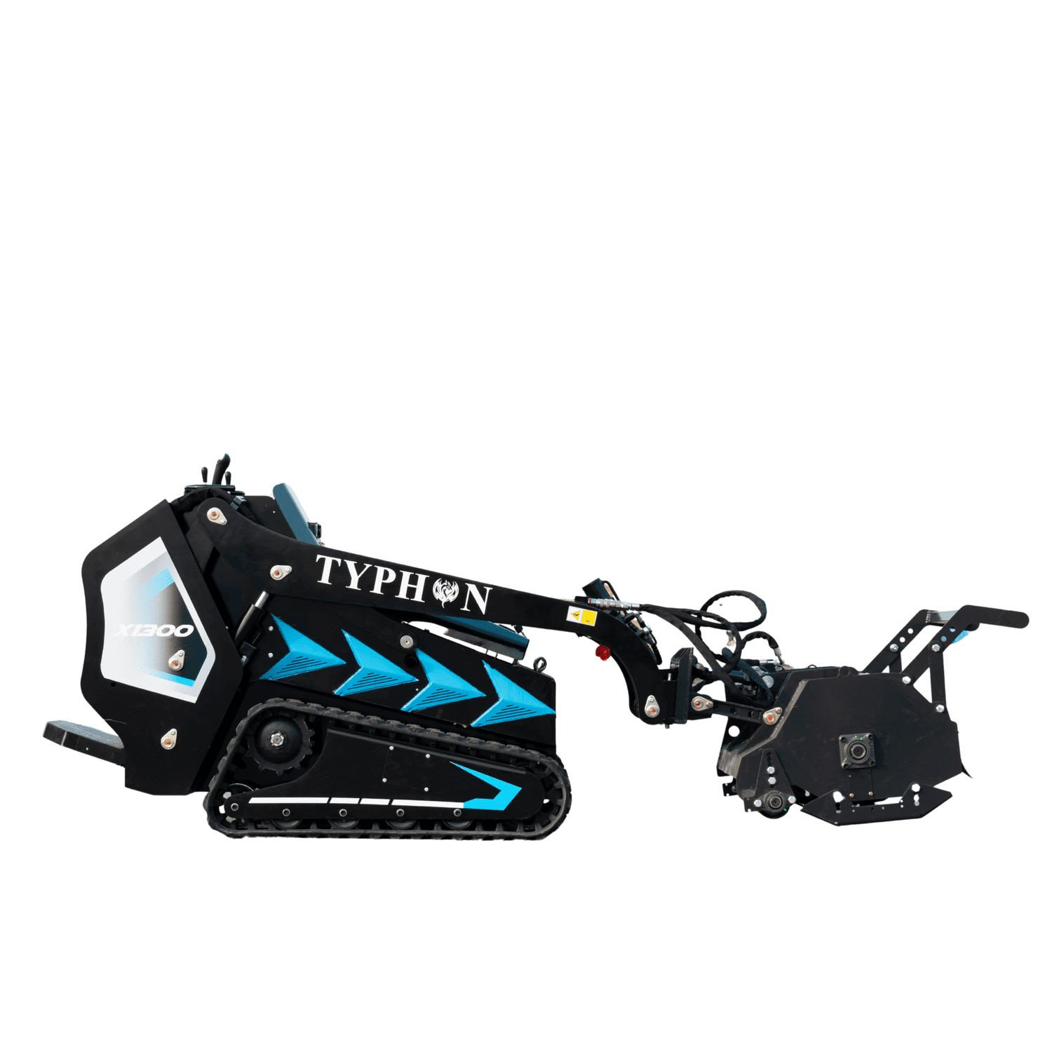 New TYPHON STOMP X1300 & STOMP 509 Mini Skid Steer Forestry Mulcher Attachment – image 8