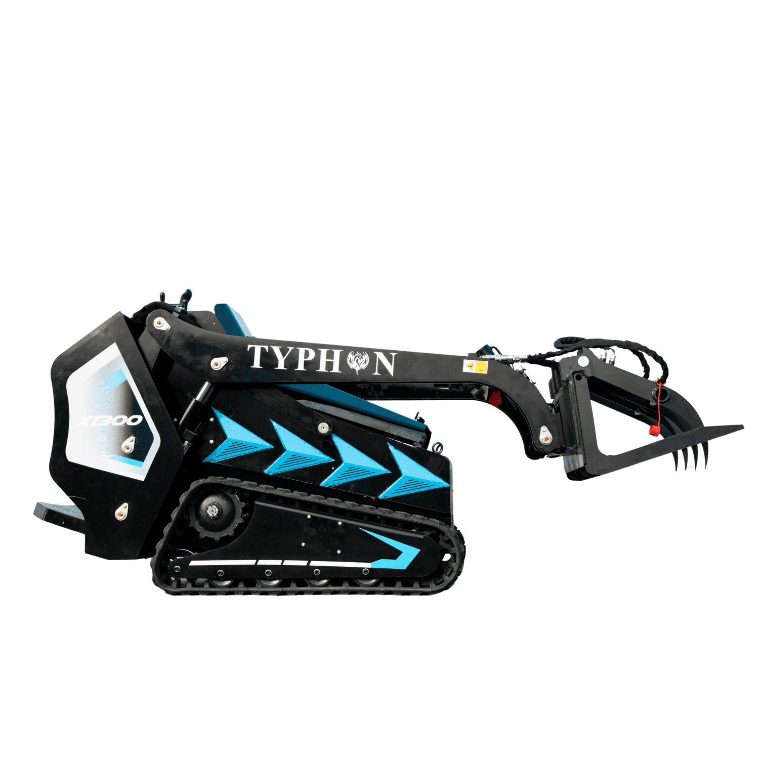 Hydraulic Wood Grabber Attachment Mini Skid Steer TYPHON STOMP X1300 & STOMP 509 – image 9
