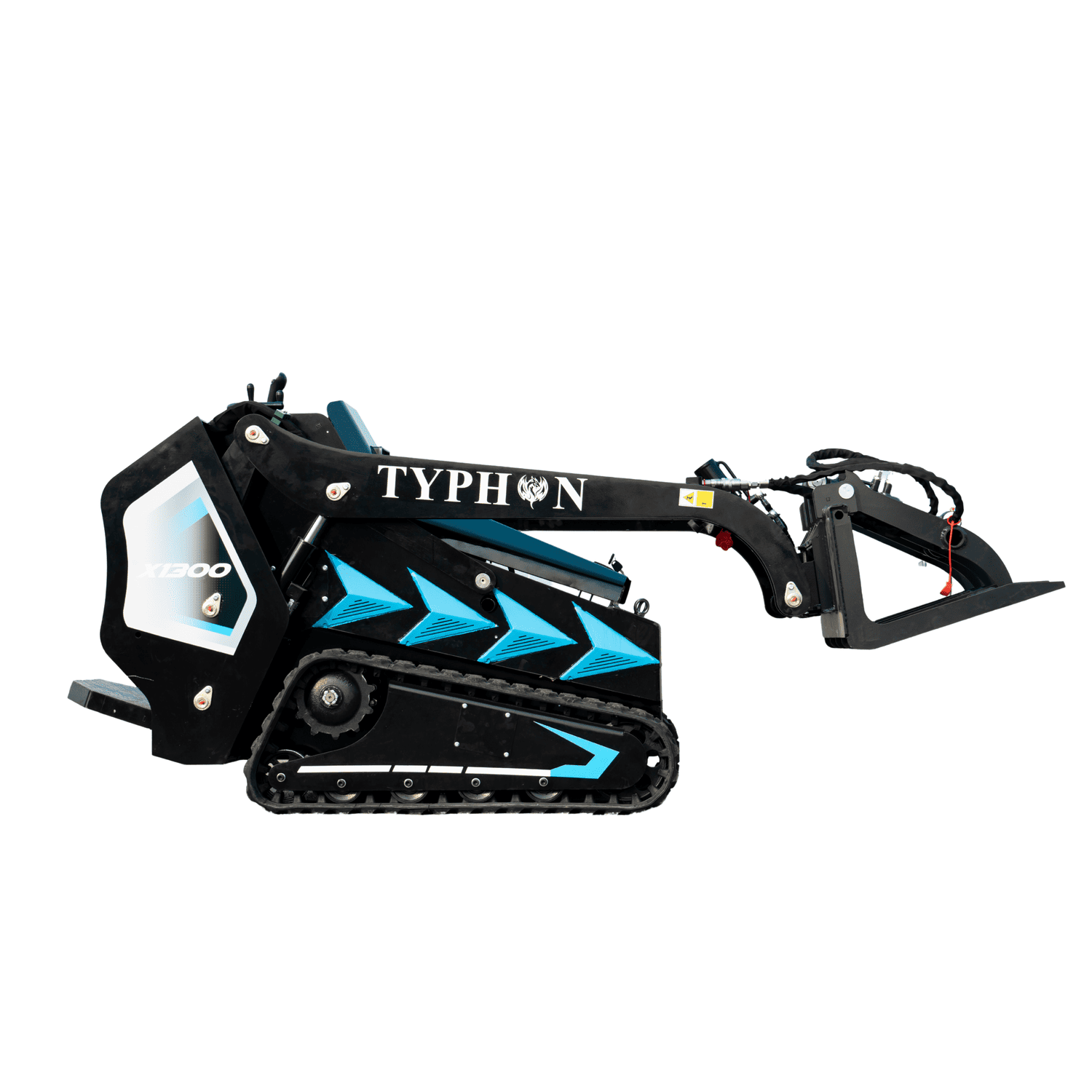 Hydraulic Wood Grabber Attachment Mini Skid Steer TYPHON STOMP X1300 & STOMP 509 – image 6