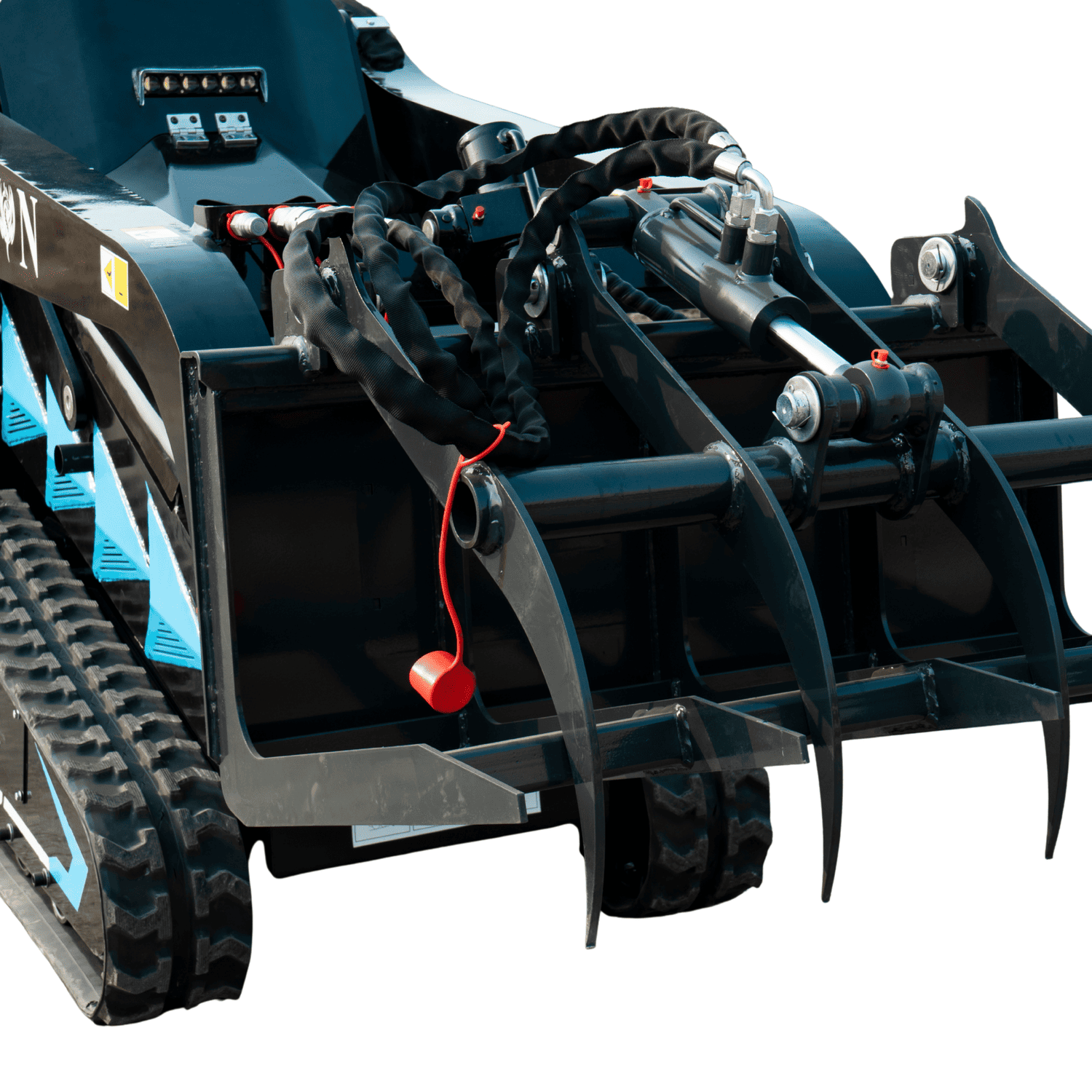 Hydraulic Wood Grabber Attachment Mini Skid Steer TYPHON STOMP X1300 & STOMP 509 – image 3