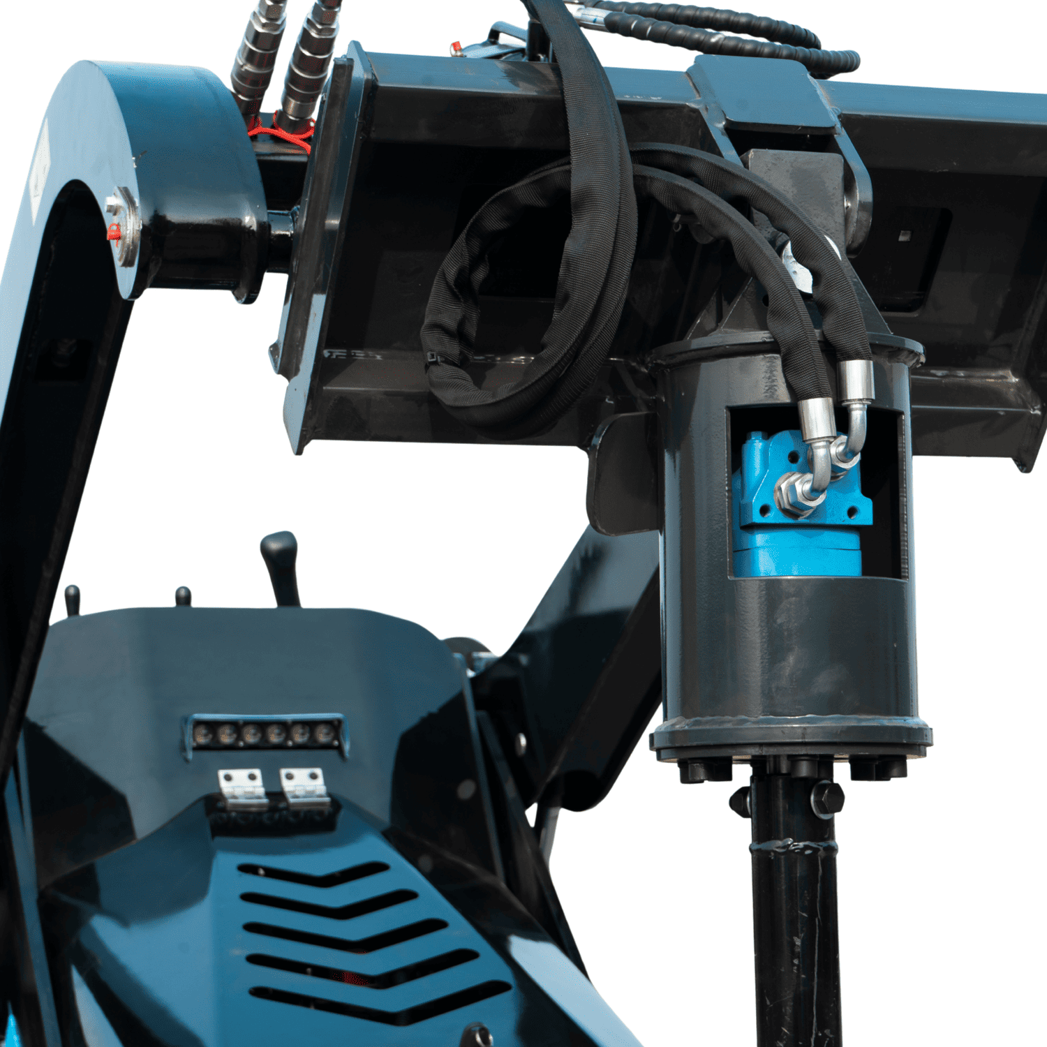 TYPHON STOMP X1300 & STOMP 509 Mini Skid Steer Auger Attachment 200mm Hydraulic – image 3