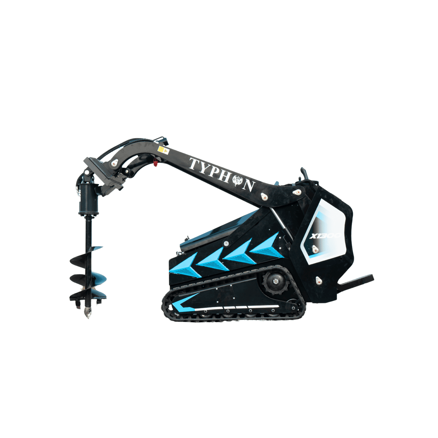 TYPHON STOMP X1300 & STOMP 509 Mini Skid Steer Auger Attachment 200mm Hydraulic – image 9