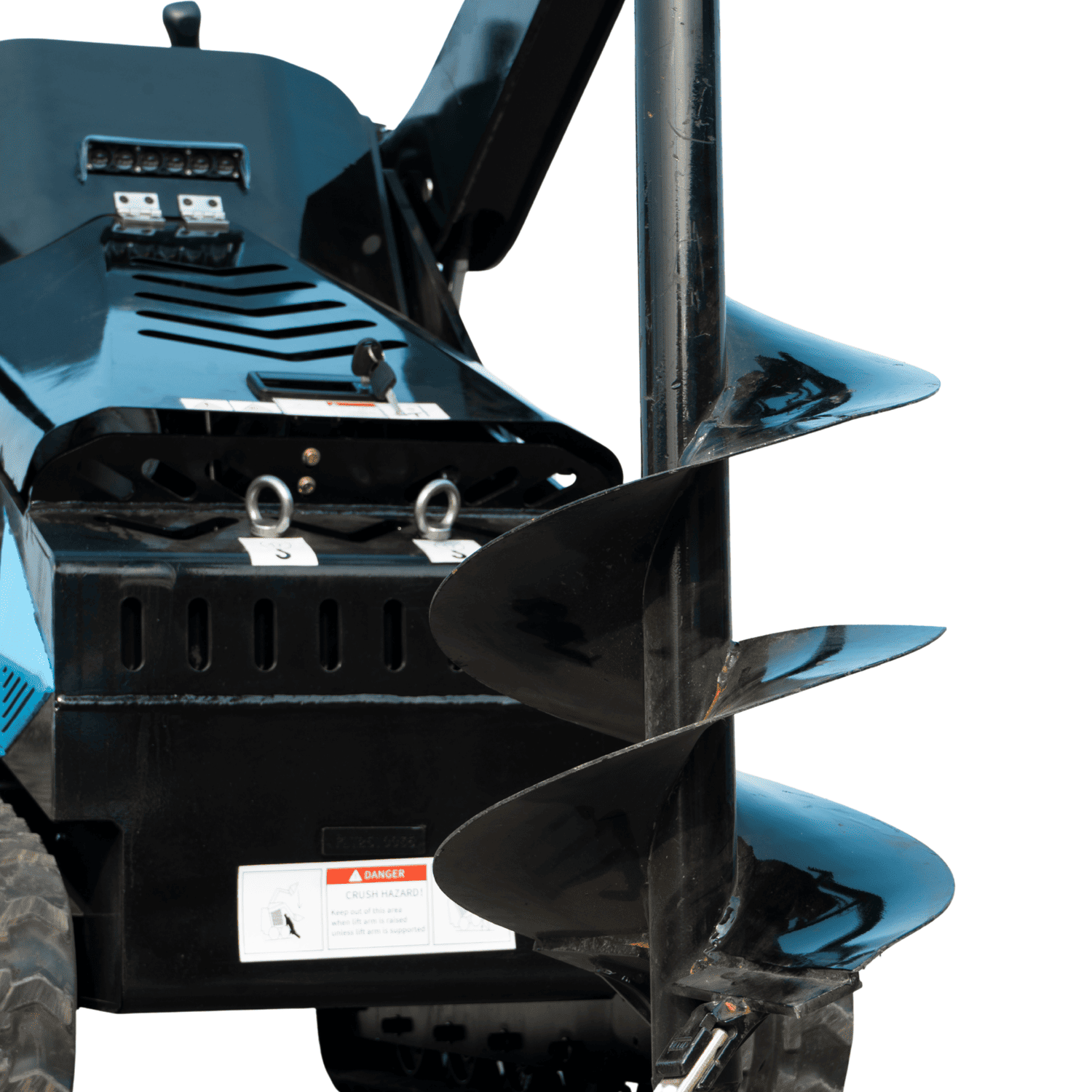TYPHON STOMP X1300 & STOMP 509 Mini Skid Steer Auger Attachment 200mm Hydraulic – image 6