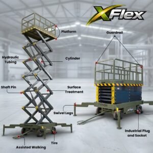 TYPHON XFLEX-4065W Walk-Behind Scissor Lift