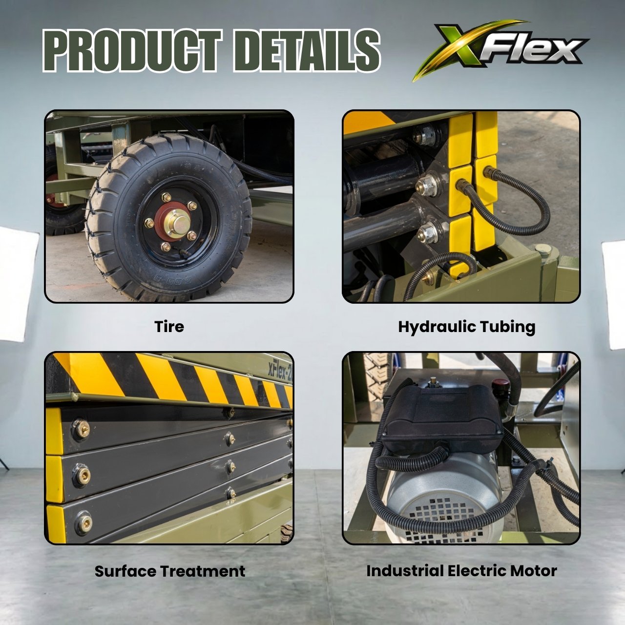 TYPHON XFLEX-4065W Walk-Behind Scissor Lift - Image 7