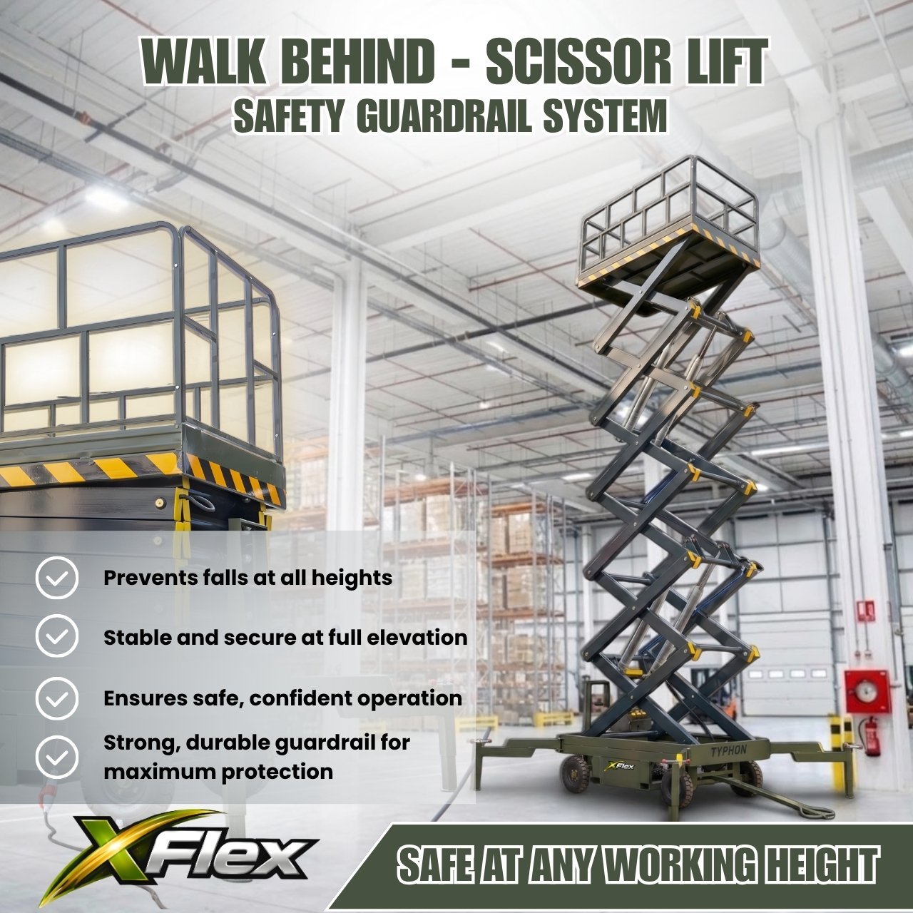 TYPHON XFLEX-4065W Walk-Behind Scissor Lift - Image 15