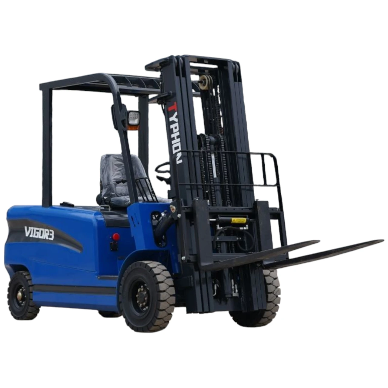 New 2025 TYPHON VIGOR 3.0 Blue Electric Forklift 3 Ton Lifter Lift Truck Jitney Hi-Lo - Image 3