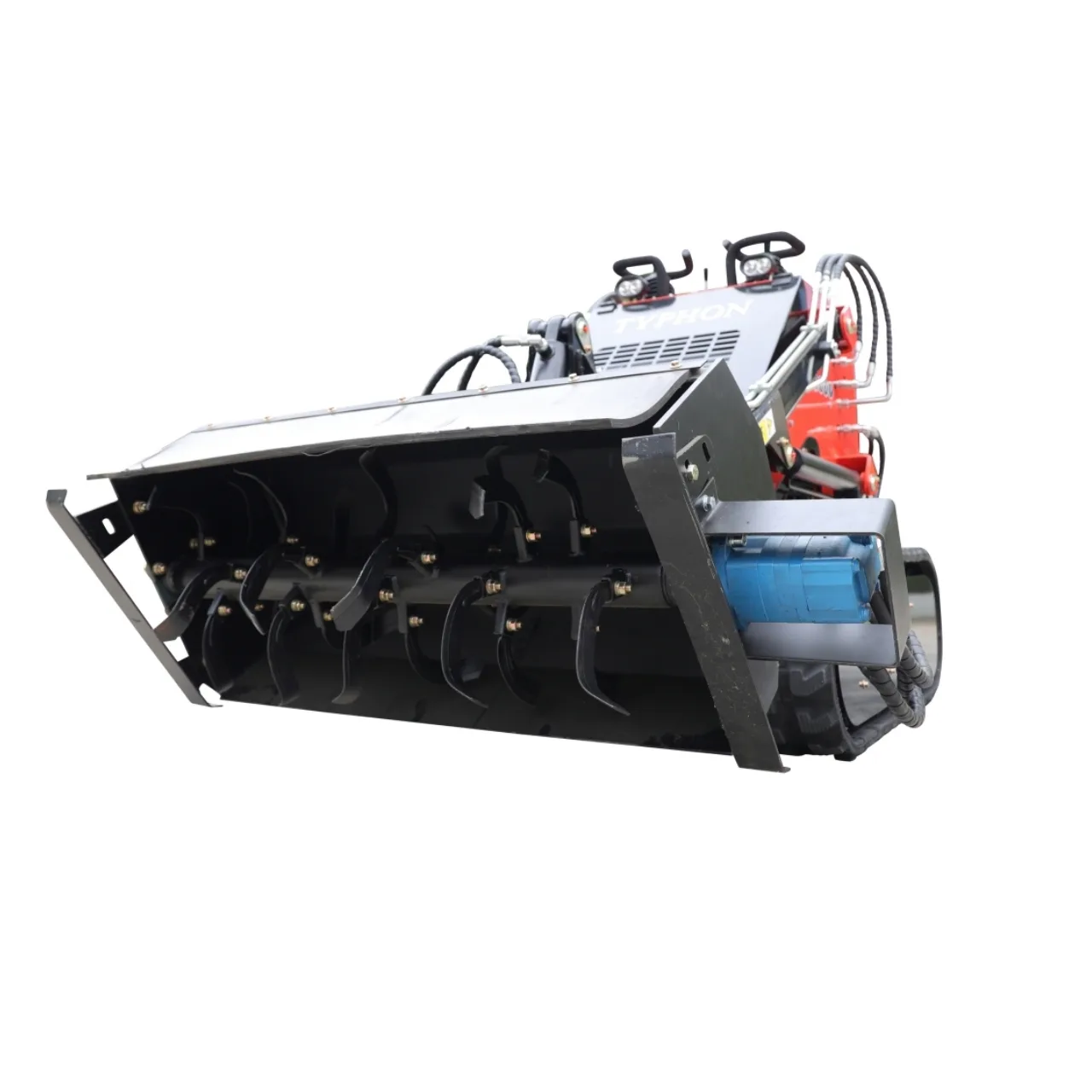 Skid Steer Loader Rotary Plow Tiller Attachment USA - Image 2