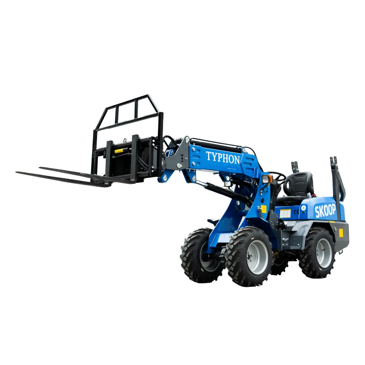 TYPHON Skoop Hydraulic Pallet Fork Attachment for Wheel Loader 43 Inch 11.1 GPM - Image 4
