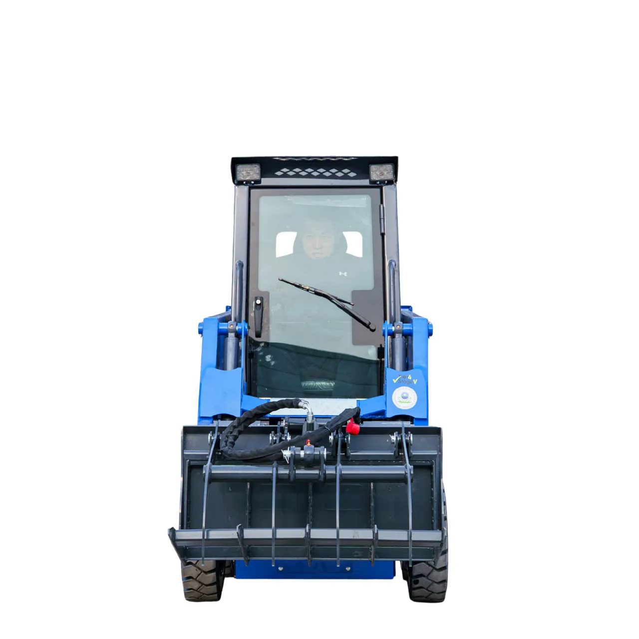 Hydraulic Wood Grabber Attachment Mini Skid Steer TYPHON STOMP X1300 & STOMP 509 - Image 4