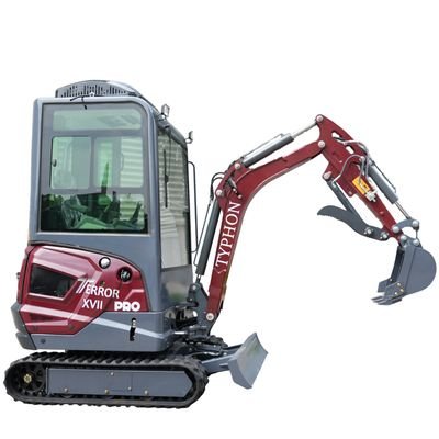 TYPHON TERROR XVII PRO Prestige Edition 4000 lb Enclosed Mini Excavator with Kubota Power & Advanced Hydraulics - Image 2